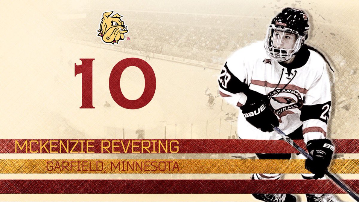 UMDWHockey's tweet photo. Incoming defenseman @KenzieRevering will wear #10 in Maroon & Gold!
#NewDogsNewDigits https://t.co/CRck7kQK9H