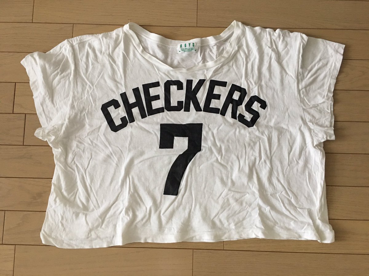 西尾 X Gun בטוויטר 45rpmのチェッカーズのtシャツ 1984年1stアルバム 絶対チェッカーズ の発売記念でチェッカーズ 祭が京都ビブレでやってた時に買った 丈が短くてどう着ていいのかわからず一回も着たとこない 80年代ファッション 黄ばみも痛みもそんなにない
