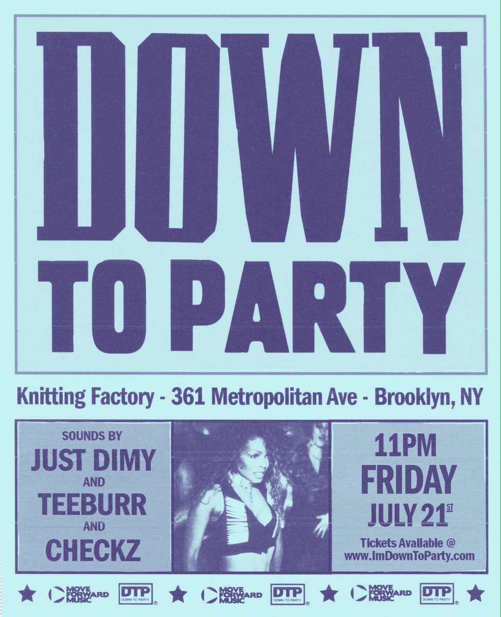 plugville's tweet photo. FRIDAY

#DownToParty

@justdimy
@ITSTEEBURR
@checkospins

https://t.co/zwVdjwVnUq

📍@KnitFactoryBK
- https://t.co/Wb4QJJ6QjH