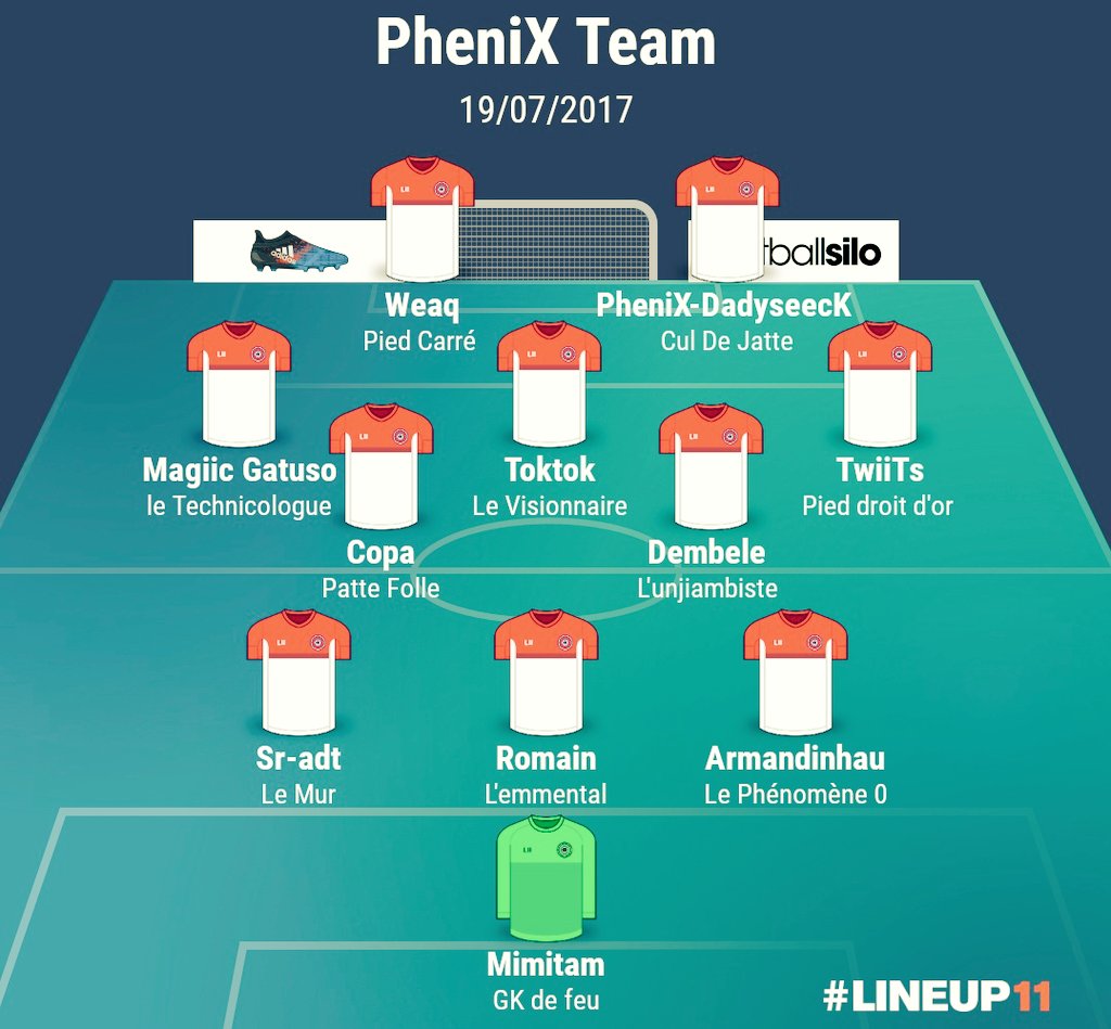 PhenorA_29's tweet photo. Compo Officiel de la PheniX Team (#NomDeMerde) pour demain. Maintenant, recherche ONC
@LeagueOfEsport_ @VPN_France_PS4 @FVPA_FR @CDC_PRO https://t.co/u7BNg3tgT7