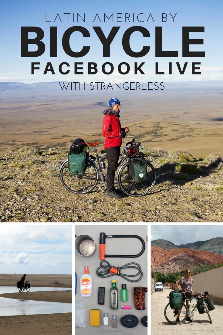 strangerless's tweet image. Facebook live on #bicycletouring in #latinamerica today on my Fb page Strangerless. 20:00 Berlin, 21:00 Helsinki, 14:00 NY. See you!