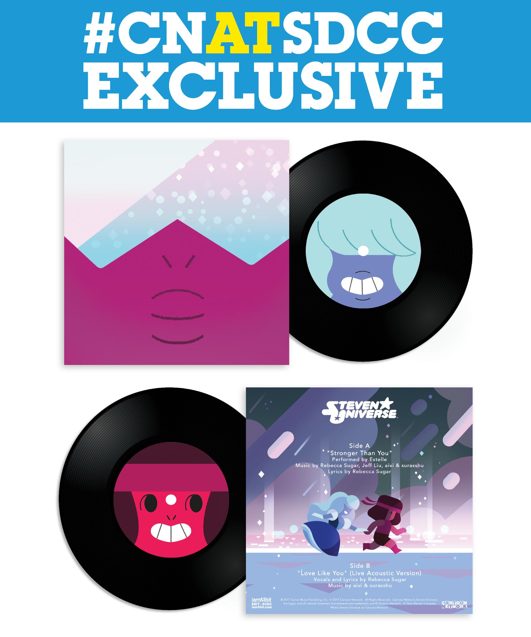 Cartoon Network You Asked We Delivered Get Stronger Than You And Love Like You On Vinyl Only At Comic Con