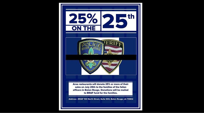 25Onthe25thBR (@25onthe25thbr) on Twitter photo I know the <a href="/WBRZ/">WBRZ News</a> crew is gonna help promote #25OnThe25thBR for Police in Baton Rouge! <a href="/ShingletonWBRZ/">Michael Shingleton</a> <a href="/MsBWeiss/">Brittany Weiss WBRZ</a> @WBRZtraffic <a href="/ChrisNakamoto/">Chris Nakamoto TV</a> I know the <a href="/WBRZ/">WBRZ News</a> crew is gonna help promote #25OnThe25thBR for Police in Baton Rouge! <a href="/ShingletonWBRZ/">Michael Shingleton</a> <a href="/MsBWeiss/">Brittany Weiss WBRZ</a> @WBRZtraffic <a href="/ChrisNakamoto/">Chris Nakamoto TV</a>