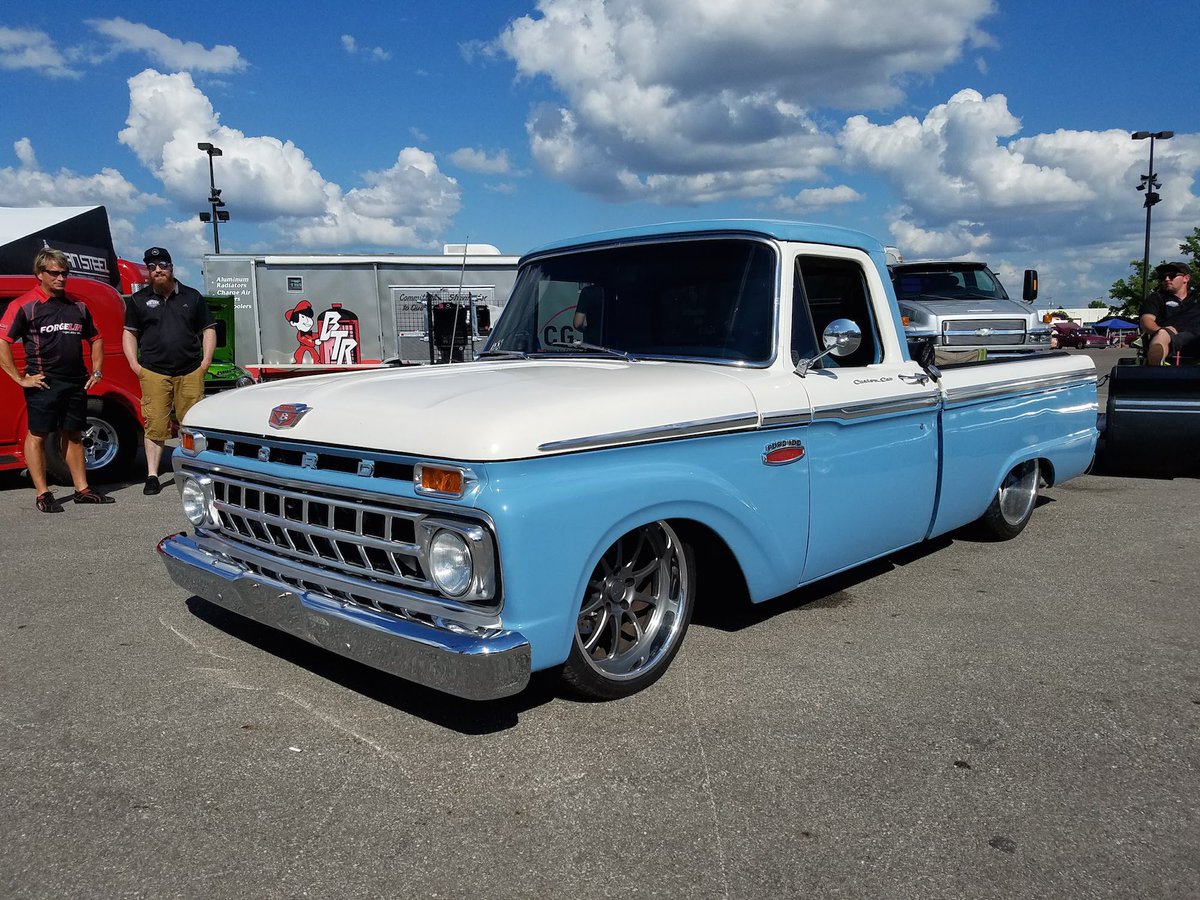 ForgelineWheels's tweet photo. Got old family treasures? @thebigoakgarage turned this #Ford #F100 #protouring with #Forgeline #ZX3P wheels! https://t.co/7s5vbKjFoX https://t.co/tnqQRf3bUs