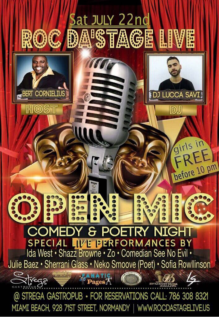 Stregagastropub's tweet photo. Este fin de semana en Strega #OpenMic https://t.co/uEn68qUlcH @MiamiBeachPages @TimeOutMiami @tremendolio_ @MiamiBike1 @lokal_eats https://t.co/c8SF7BVUzS