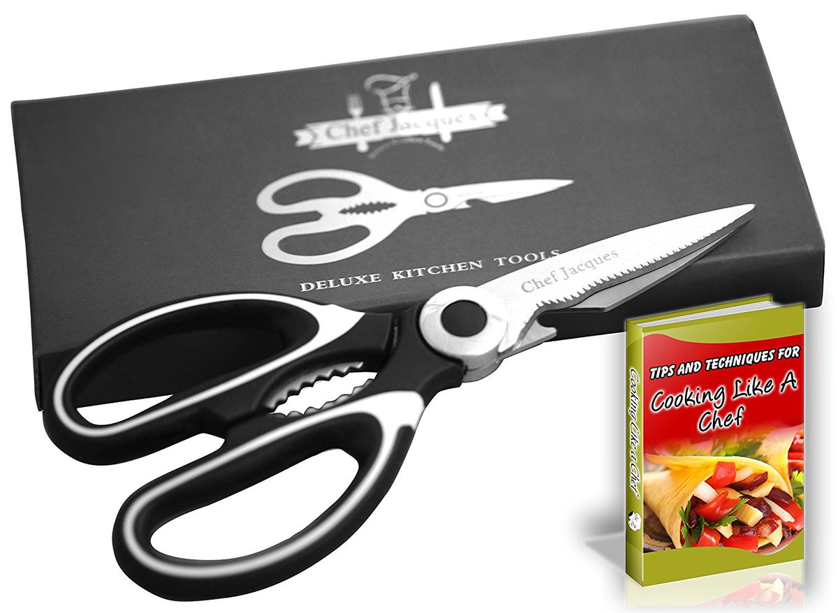PromoLaunchzon's tweet photo. Chef Jacques Premium Kitchen Scissors - Award Winning Best Stainless Steel Heavy Duty Multi-Purpose Kitchen ... - https://t.co/tnGMJjr2P6 https://t.co/YJlr6s2iAO
