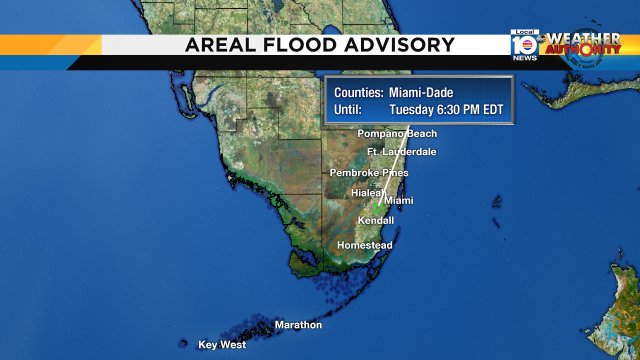 Local 10 WEATHER ALERT - Areal Flood Advisory issued for the highlighted areas. More info bit.ly/krCDQ?utm_medi… https://t.co/ylowHwUATb