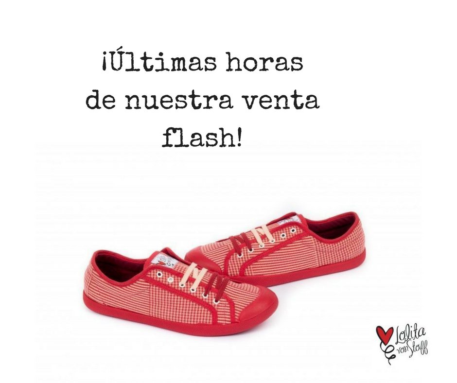 ¡Date prisa! ¡Últimas horas de nuestra venta flash! lolitavonstoff.com/es/