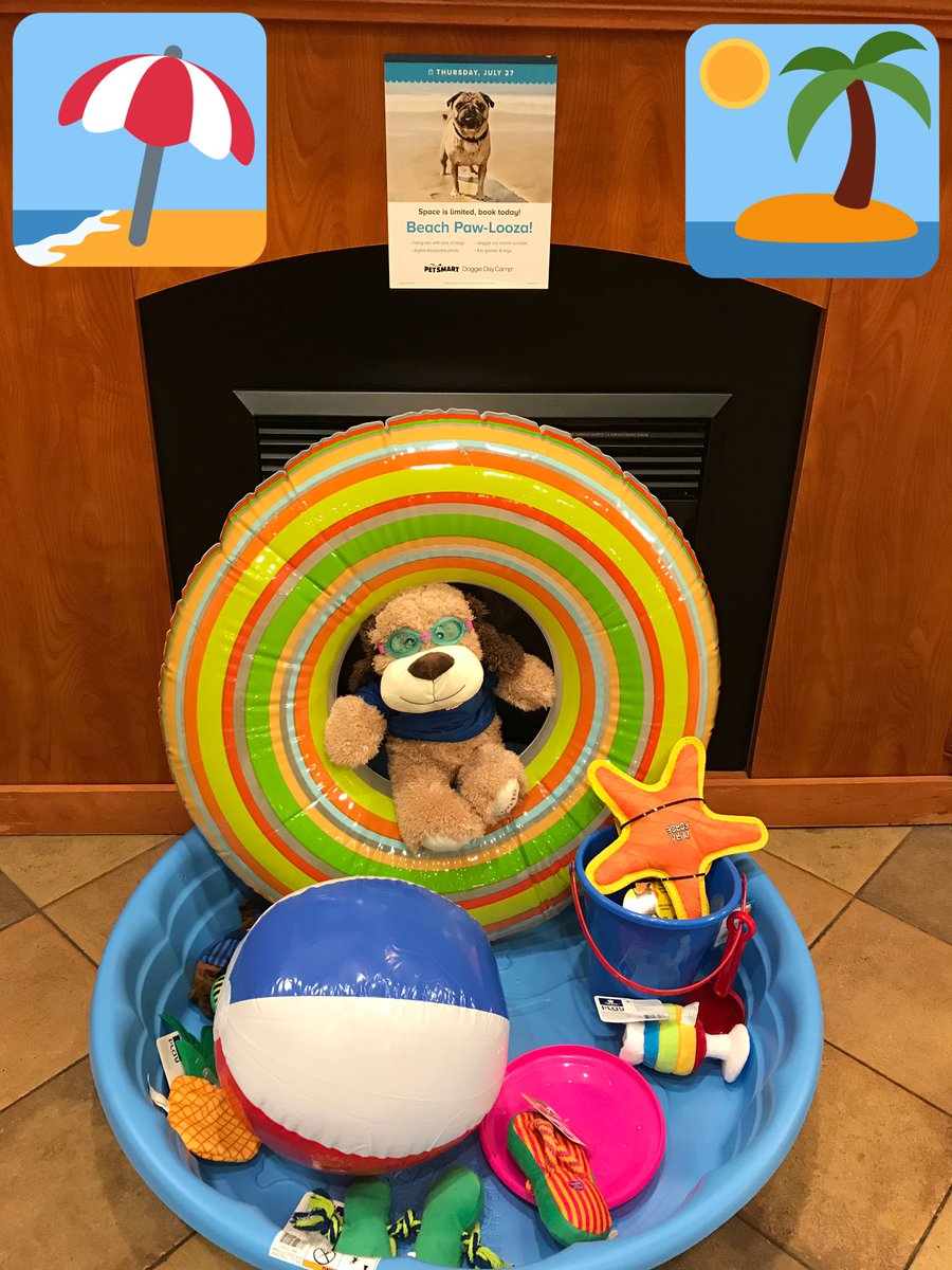 Getting ready for Beach Paw-looza DayCamp Party next week!  Who's going to join us!? 7/27 🐩🐕🐾☀️🌊🏖🏝⛱🏄🏽🏐 <a href="/JRA_Belding/">Jacob Belding</a> <a href="/JoannaZucker/">Joanna Zucker</a> <a href="/PetSmart/">PetSmart</a>