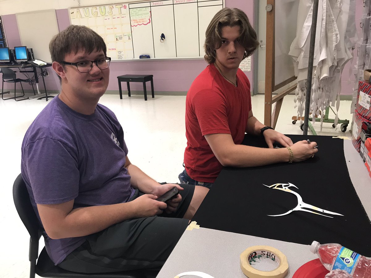 DentonHighChoir's tweet photo. The officers spent the last two days planning and getting the choir room ready for this year... it's great to be Bach! https://t.co/N7liMQCidX