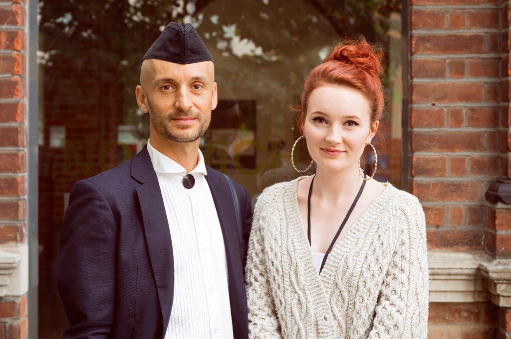 parler_femme's tweet photo. 18/07/16 - myself and #BAS8 artists Mikhail Karikis after our critique #NUAalumni #throwback https://t.co/XpkBM47eDc