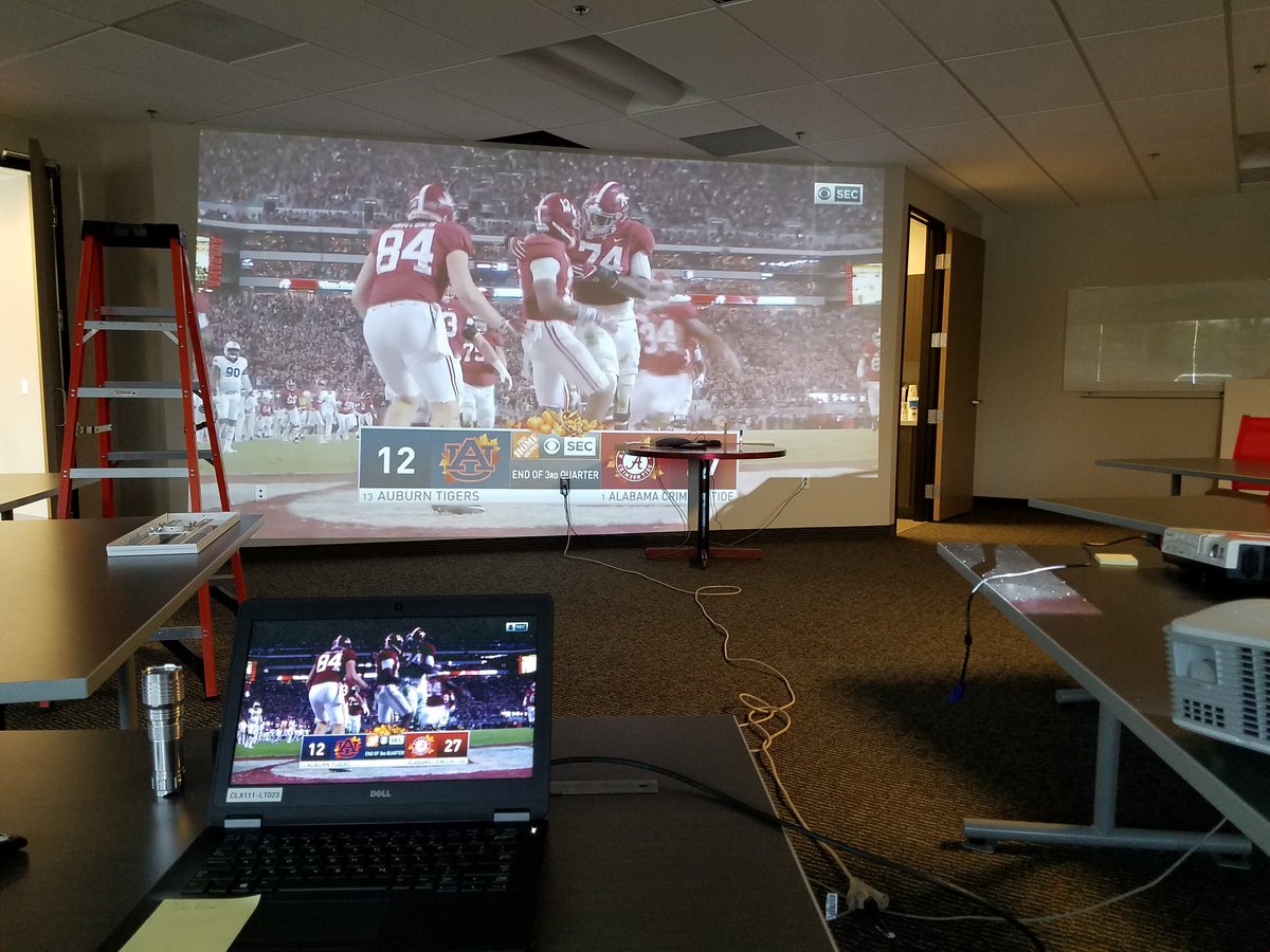 rjeffday's tweet image. Having fun at work today testing out our new projector. #BigScreenFun