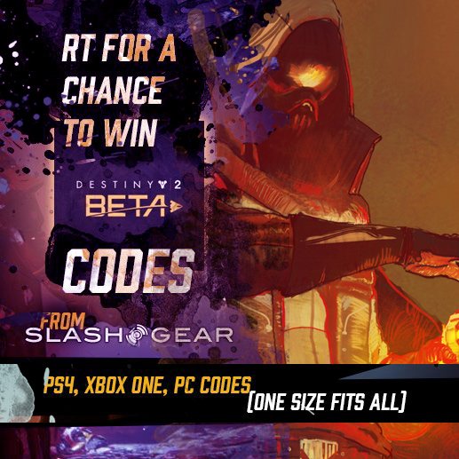 slashgear's tweet photo. More Destiny 2 Beta codes up for grabs. RT for a chance to win + make sure we can send you a message! #Destiny2 https://t.co/ODQXyrcMLh https://t.co/0DdlzH2DQB