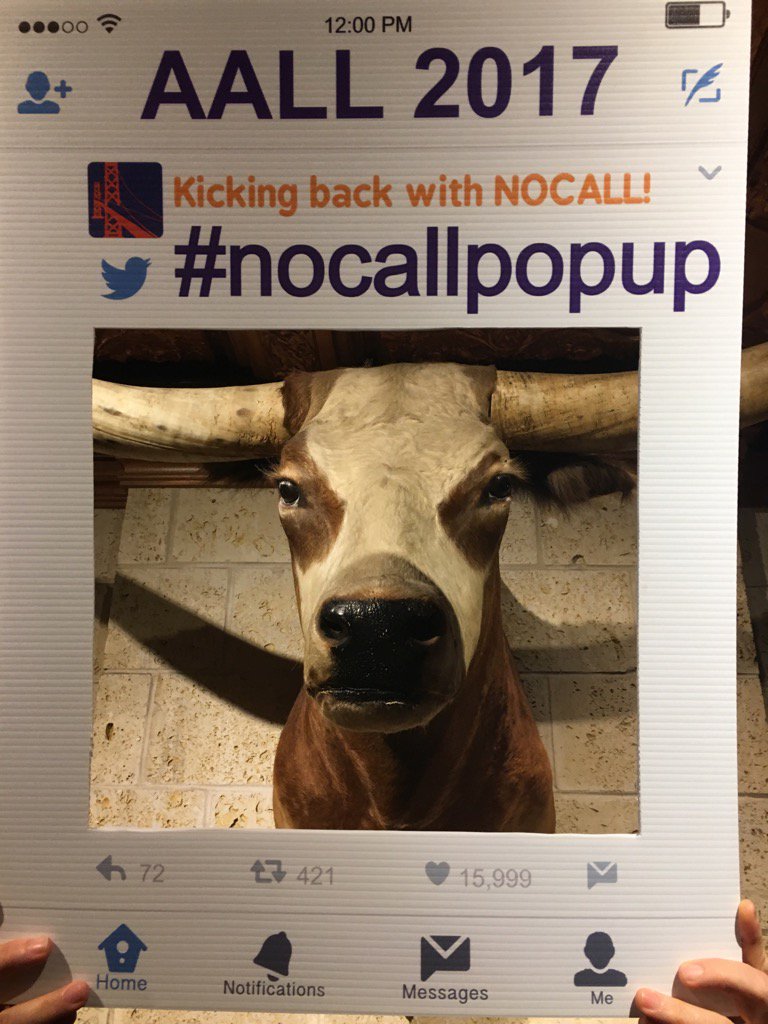 NOCALL1980's tweet photo. #nocallpopup #aall17 steer your bad self to the Driskill for the NOCALL social! (No host but we've got snackage.) https://t.co/JH2nKTJPw6