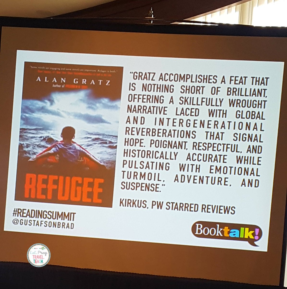 Spent the morning session with <a href="/GustafsonBrad/">Dr. Brad Gustafson</a> and discussing all about book talks! Such valuable input. #readingsummit