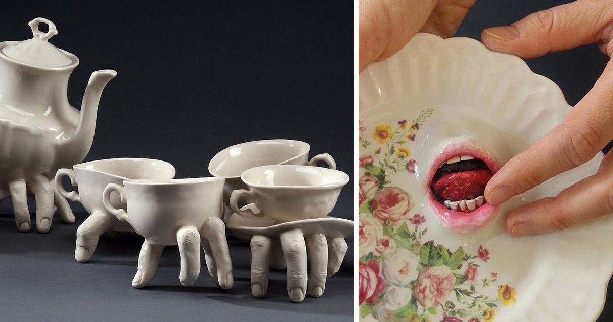 SkyScraperGirls's tweet photo. Artist Ronit Baranga’s Disturbing Anatomical Dishware Creeps Across Tabletops https://t.co/nmd7dLwtPn https://t.co/SLv9t5a5zn