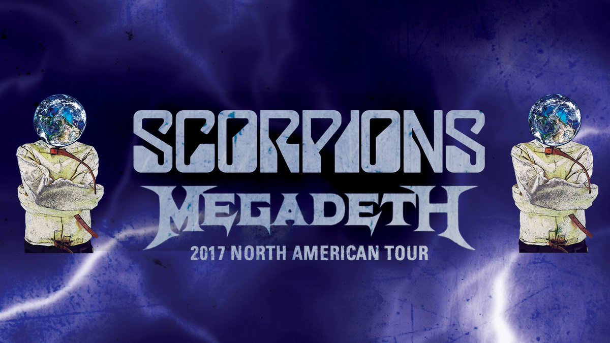 Megadeth's tweet photo. ♫ Just Announced: Rosemont, IL - Saturday, Sept 23, 2017 at @AllstateArena. Tickets + VIP Packages on sale now at https://t.co/B2L1a44Otx https://t.co/xSDTO7vtxv