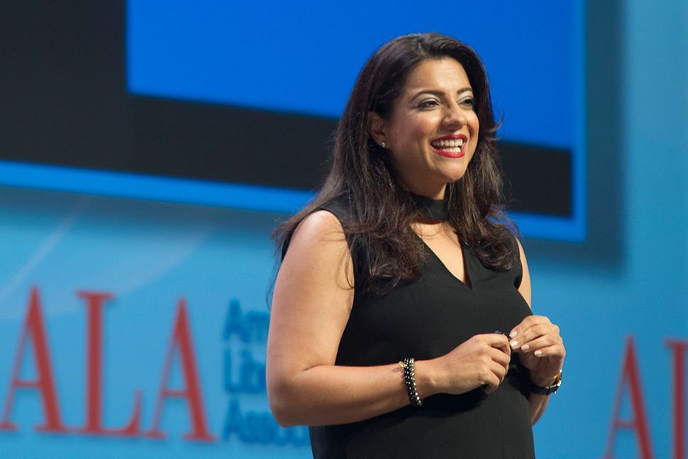 GretchenOHara's tweet photo. Teaching girls to #code will change the workforce, says @reshmasaujani, Founder of @GirlsWhoCode. https://t.co/QNEcMPQCaK #WomenInSTEM https://t.co/X9f1SJpMhJ