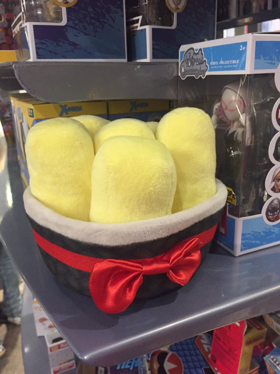FuhNaff's tweet photo. GUYS I FOUND AN EXOTIC BUTTERS PLUSHIE AT HOT TOPIC IM CRYING I LOVE IT https://t.co/81zdyUe5n9