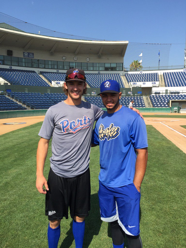 From offseason workouts together <a href="/ClemsonBaseball/">Clemson Baseball</a> to opponents in the California League. Eli White and Keibert Ruiz