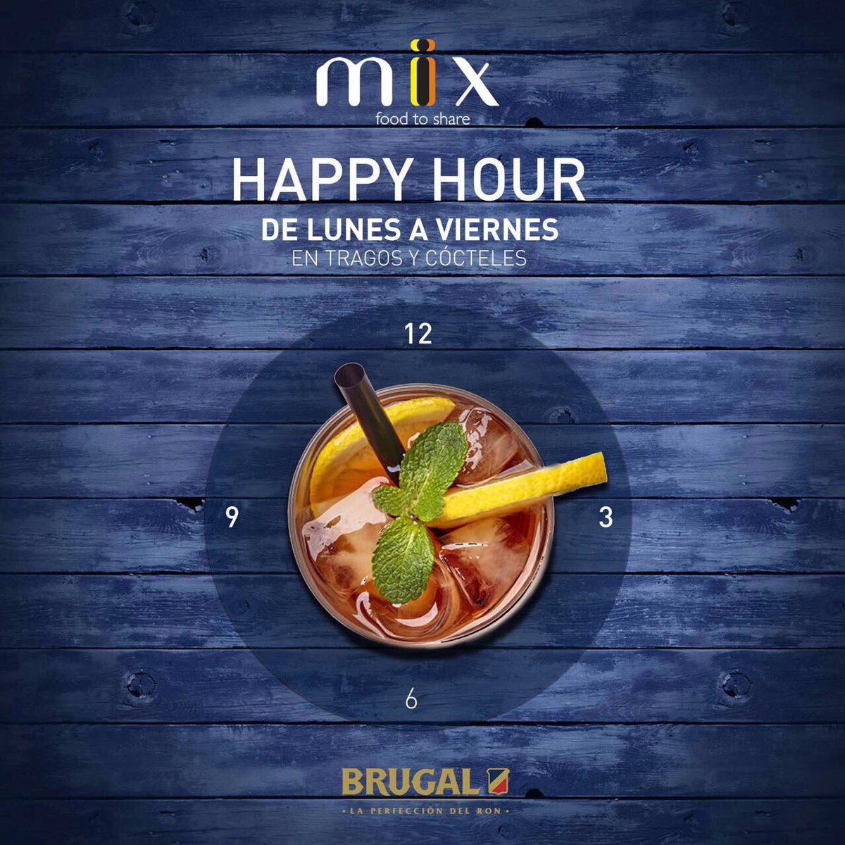 DJ Live Sessions 🎶🎧
Martes y Jueves 6pm
.
#HappyHour todos los días 
5pm a 8pm con #BrugalXV 🍻🥂 #mixrest #foodtoshare