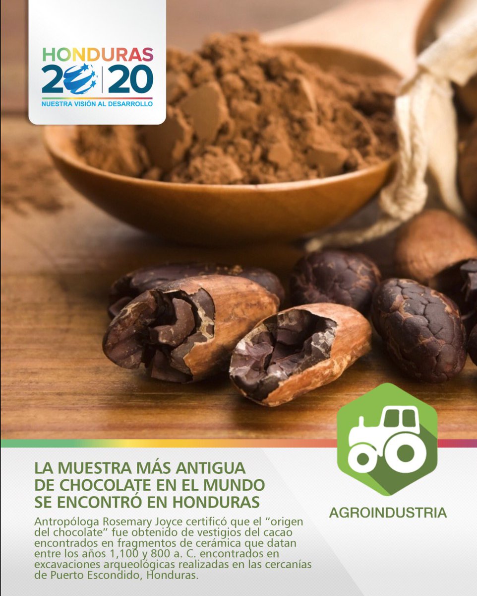 honduras2020's tweet photo. Antropóloga Rosemary Joyce certificó que "el origen del chocolate" fue obtenido de vestigios del cacao encontrados en Pto Escondido, 🇭🇳 https://t.co/FRLhWBjdCf