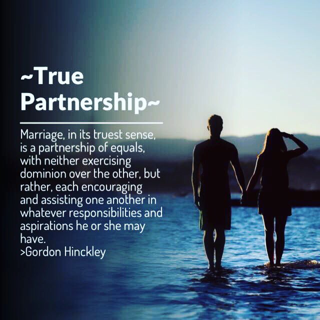CFHNetwork's tweet image. True partnership ... Marriage, in its truest sense, is ...