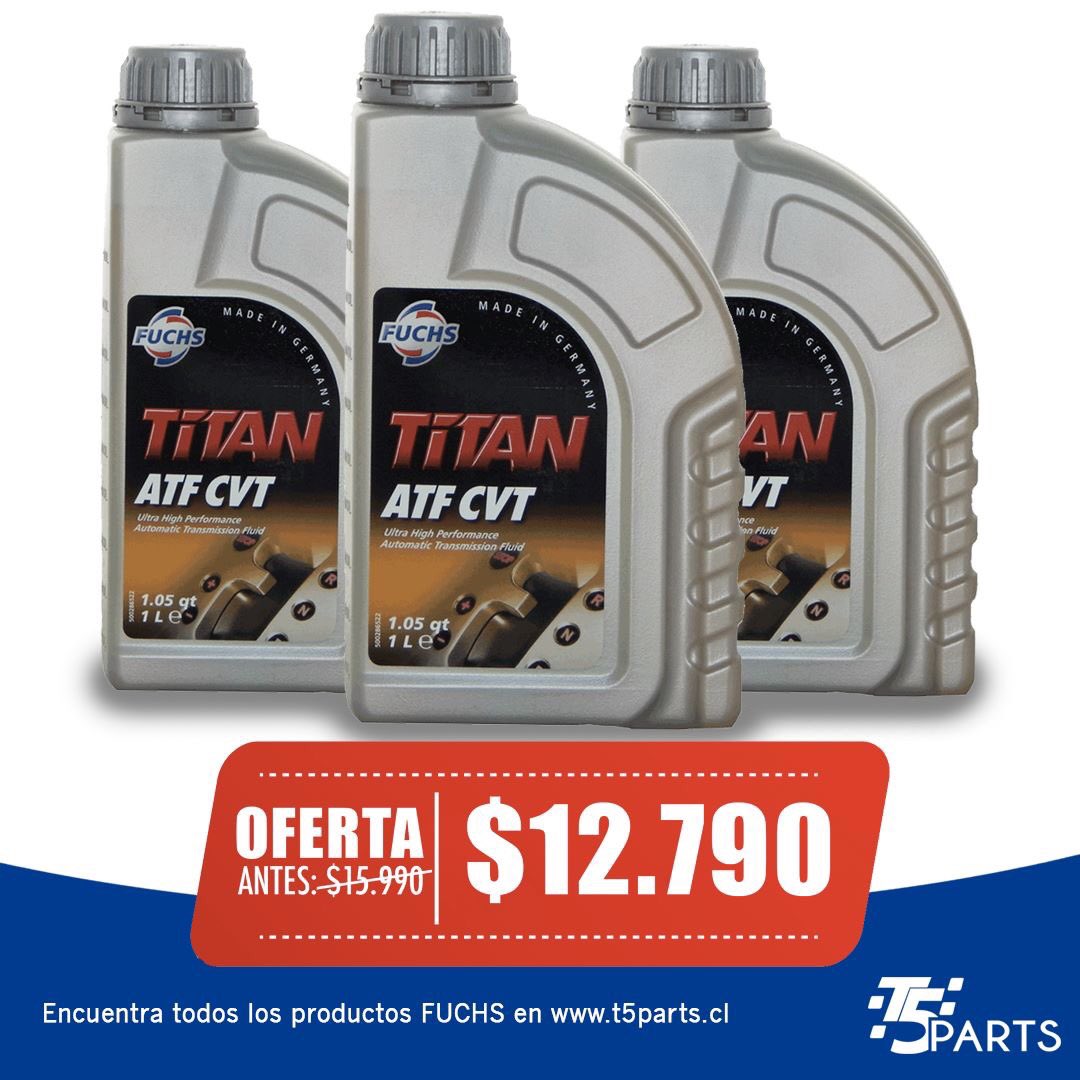 t5_parts's tweet photo. ¡OFERTA!
ATF CVT 1lt. Marca FUCHS para Audi, A4 / S4 / RS4
Encuéntralo en: https://t.co/qCxS8ZNOPW
#fuchsoil #audi #t5parts #Chile https://t.co/CUEyUVHvXR