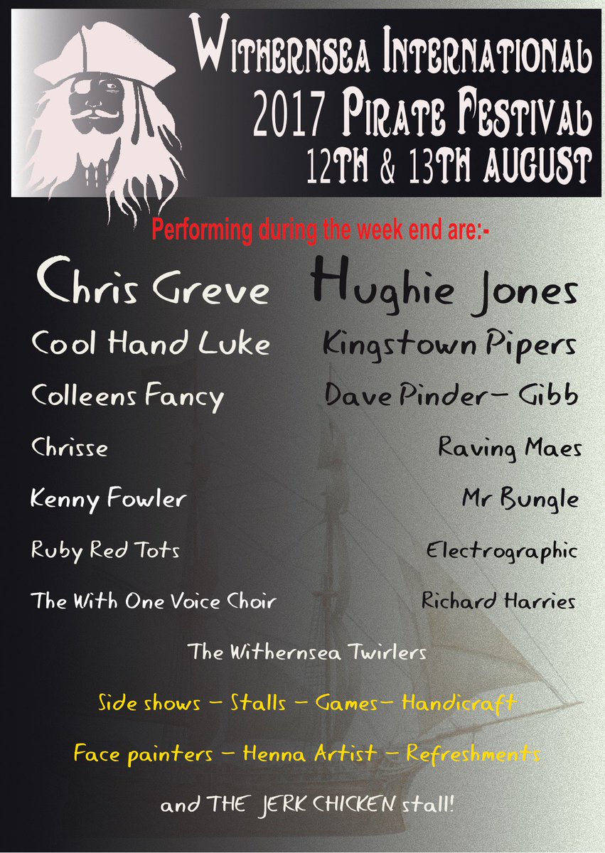 Jimblake51's tweet photo. @seaside1053 The totally FREE festival in Withernsea. No need to pay for a programme! Just turn up and enjoy! 12 - 13 August, Valley Gardens https://t.co/neCJ66qDVX