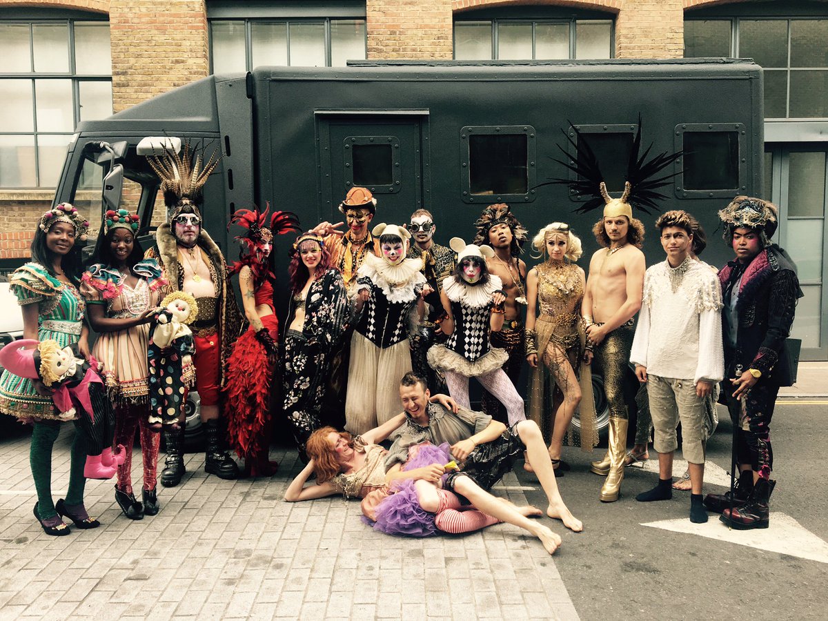 The Prangsta Boudoir was out this weekend doing a fashion show for <a href="/WXSParty/">Whitecross Street Party</a> #partyplanning #prangstacostumiers #events #costumehire