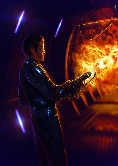 Yugblad's tweet photo. A hostile alien is stalking the crew of a doomed mining starship. LIFEFORM - subscribe/look here for details: https://t.co/06EX9dvZ1t https://t.co/P8bfL78fo3