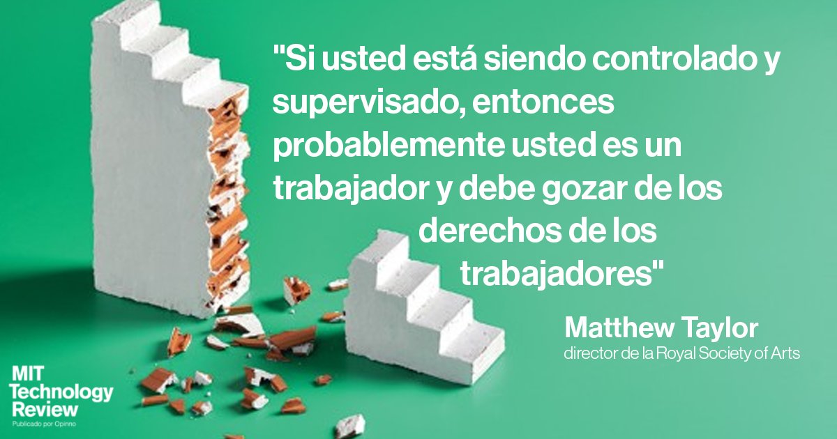 techreview_es's tweet photo. ¿Qué diferencia a un trabajador normal de un #freelance en la #GigEconomy? 👉 https://t.co/NJWuRIICCQ #Trabajo #Empleo #Derechos https://t.co/hWzlKpKxyc