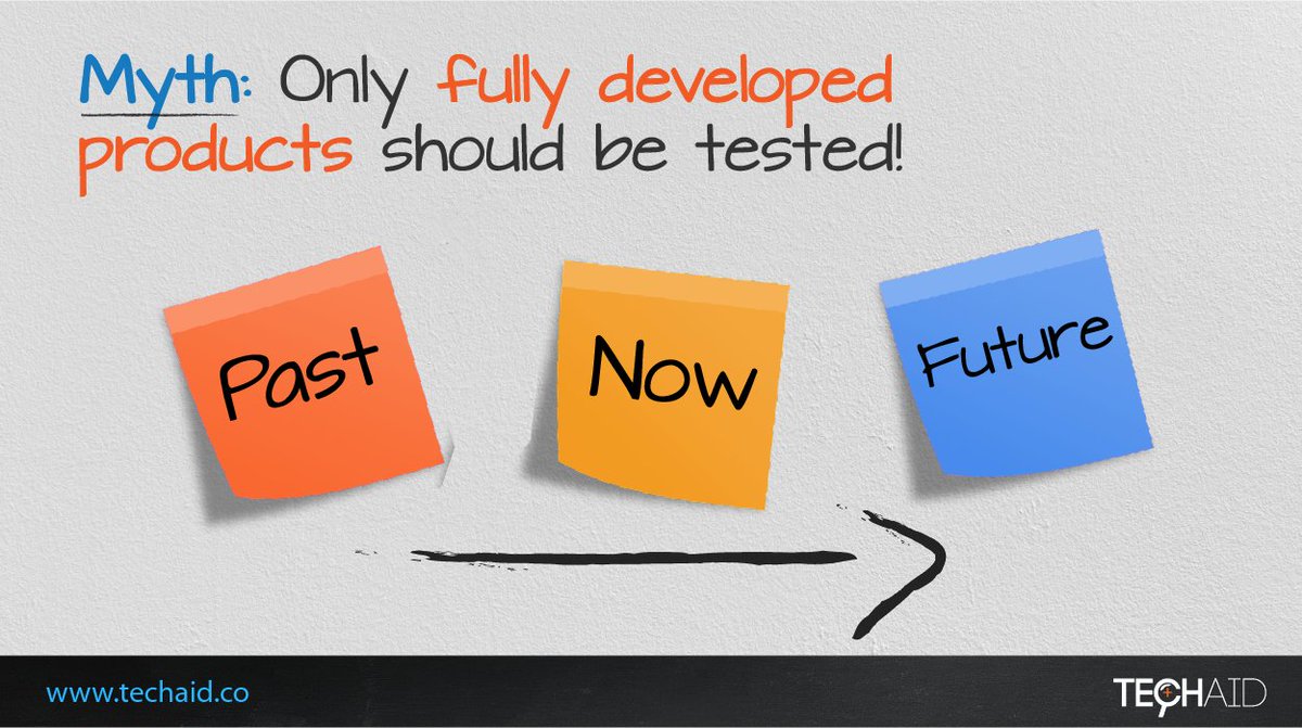 TechAID_CO's tweet photo. Testing is necessary before, during and after development to assure quality!
Contact us: sales@techaid.co
#SoftwareTesting #TechAIDSolutions https://t.co/X2lB1sQv6p