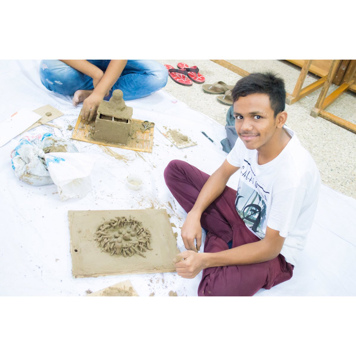 SEMCOMOFFICIAL's tweet photo. Best out of the waste! Come join us for the #FineArtsExhibition tomorrow between 10 and 3. #CreativeCreations #Semcom #ClayModeling https://t.co/mj3QkwEGKt