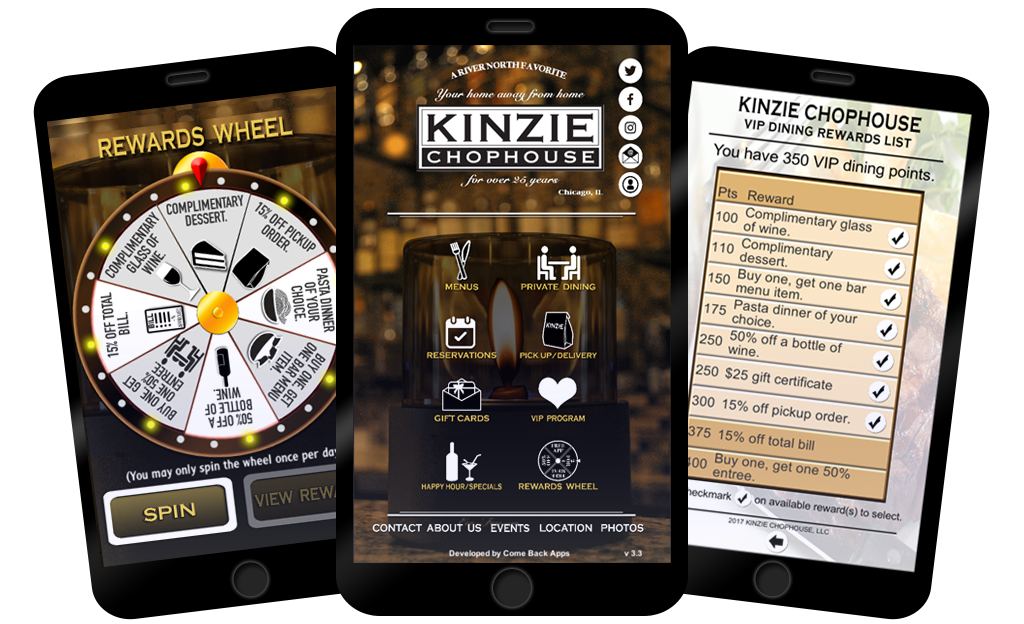 VGPreferred's tweet image. Download the NEW Kinzie Chophouse Mobile App for your favorite Chicago steak place today on your iphone or android. VG residents save 10%!!!