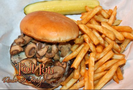 TheTrollPub's tweet photo. Could your Tuesday use a good burger? #TrollPub https://t.co/p7xCwHgbMd