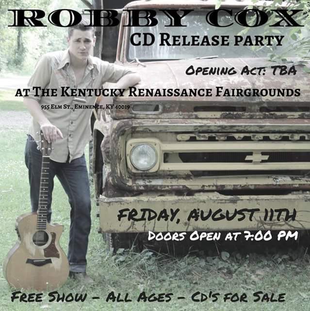 RobbyCoxMusic's tweet photo. Check out the new album coming soon! https://t.co/mEamjumFic