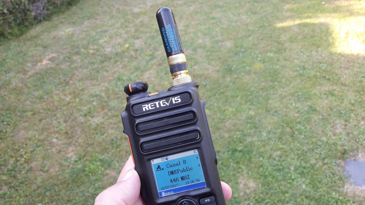 Avec deux RX, le @retevis_com RT82 peut écouter simultanément l'analogique et le numérique. Ch8/DMR8 ou Ch8/DMRPublic par exemple ^^