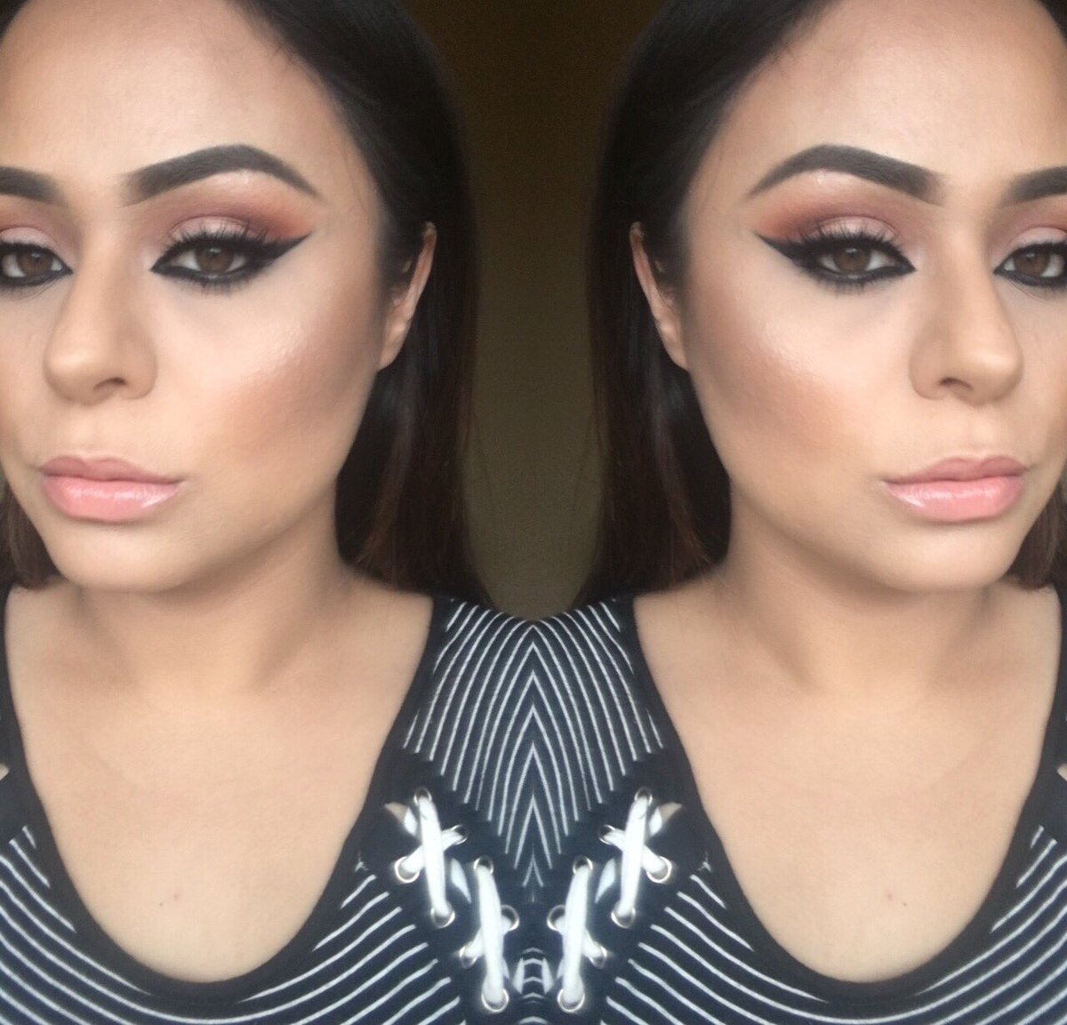 Ale261409's tweet photo. Kim Kardashian Inspired Makeup @KimKardashian @MakeupByMario 
@ABHcosmetics #Dipbrow @MorpheBrushes #MorpheXJaclynHill @MACcosmetics https://t.co/Y4S6vC8tej