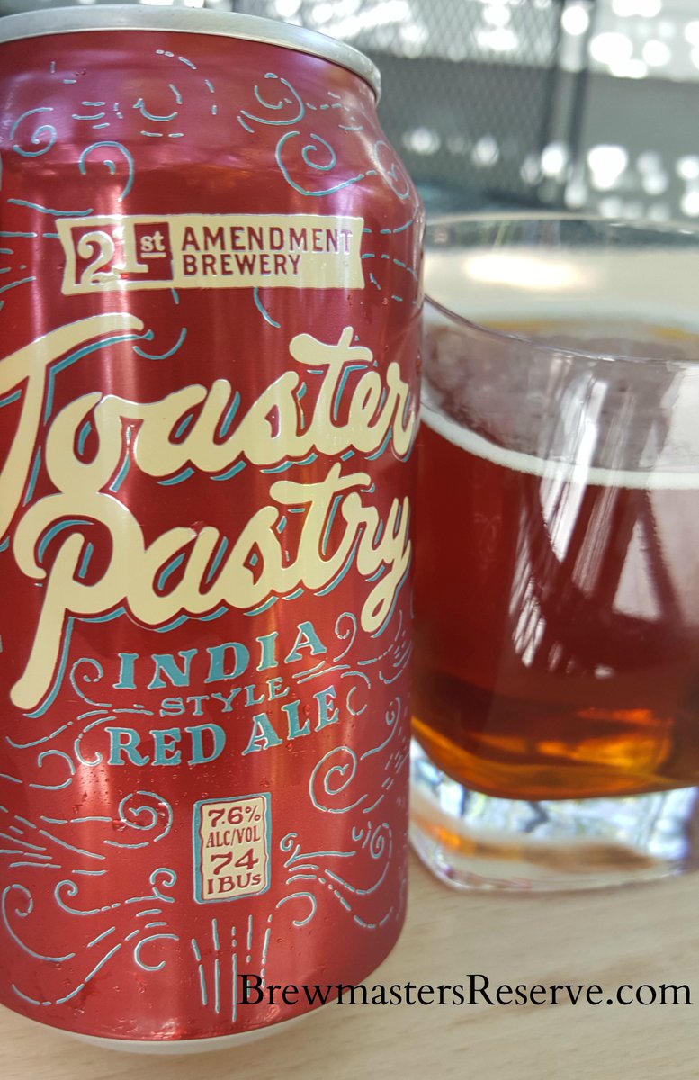 BrewReserve's tweet photo. Check out this gorgeous #beer! Toaster Pastry India Style Red Ale @21stAmendment https://t.co/xXuaoB3a4J
#beerporn #drinklocal #beerlove https://t.co/7z7ZHHNoKe