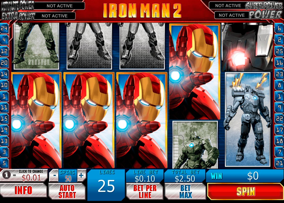 игровой автомат iron man