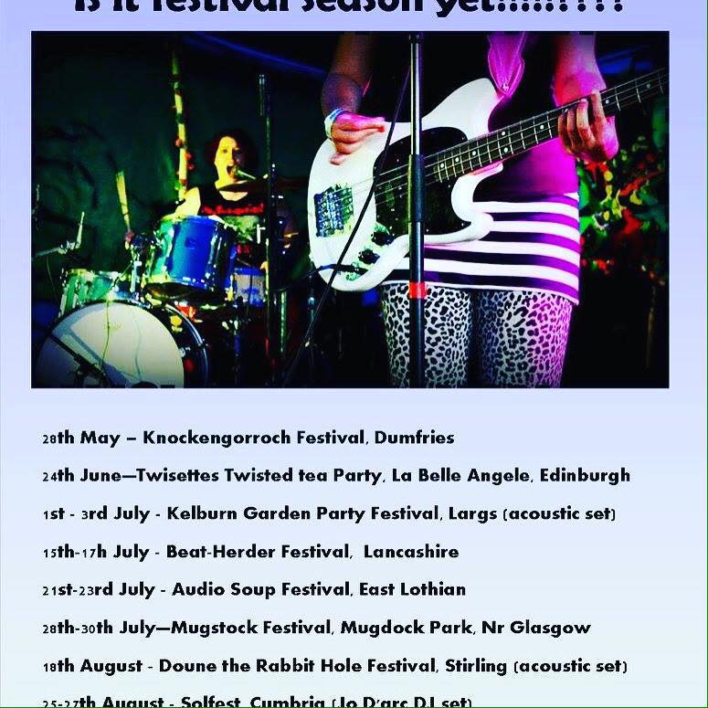 Sounds of Summer -The Festival Show <a href="/SunnyGRadio/">Sunny G Radio</a> 103.5fm
Playing - Lampost Light by <a href="/TheTwistettes/">The Twistettes</a> who´ll play <a href="/AudioSoupFest/">Audio Soup Festival</a> and <a href="/MugStock/">MugStock Festival</a>