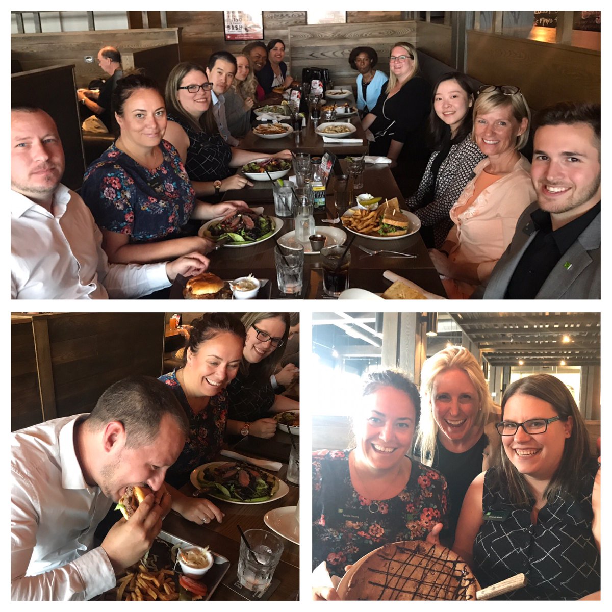 JennAuld's tweet photo. Lunch @bigrigbrew celebrating these superstars - focused on helping our customers achieve their financial goals! #thatcookie @TaraLynnH_TD https://t.co/RcUgiAT5tL
