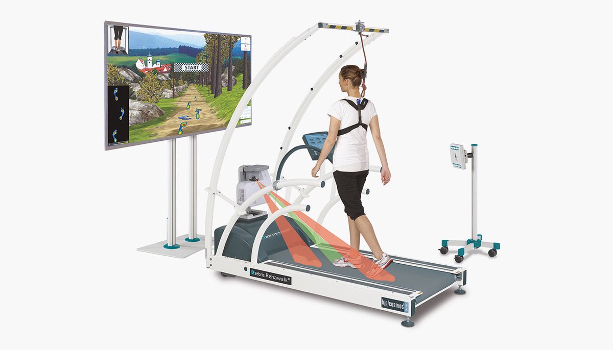 hpcosmos's tweet photo. Thanks to #zebris & @HaBDirect for great cooperation during @RehabWeekOrg #RehabWeek2017 London. #locomotion #treadmills #robowalk #RehaWalk https://t.co/S57WeLaTGI