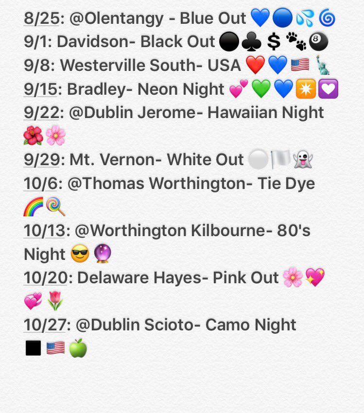 Here are the 2017 <a href="/HDarbyFootball/">Hilliard Darby FB</a> themes!!! 😼🏈#PantherNation #LeaveNoDoubt  #MillerStrong