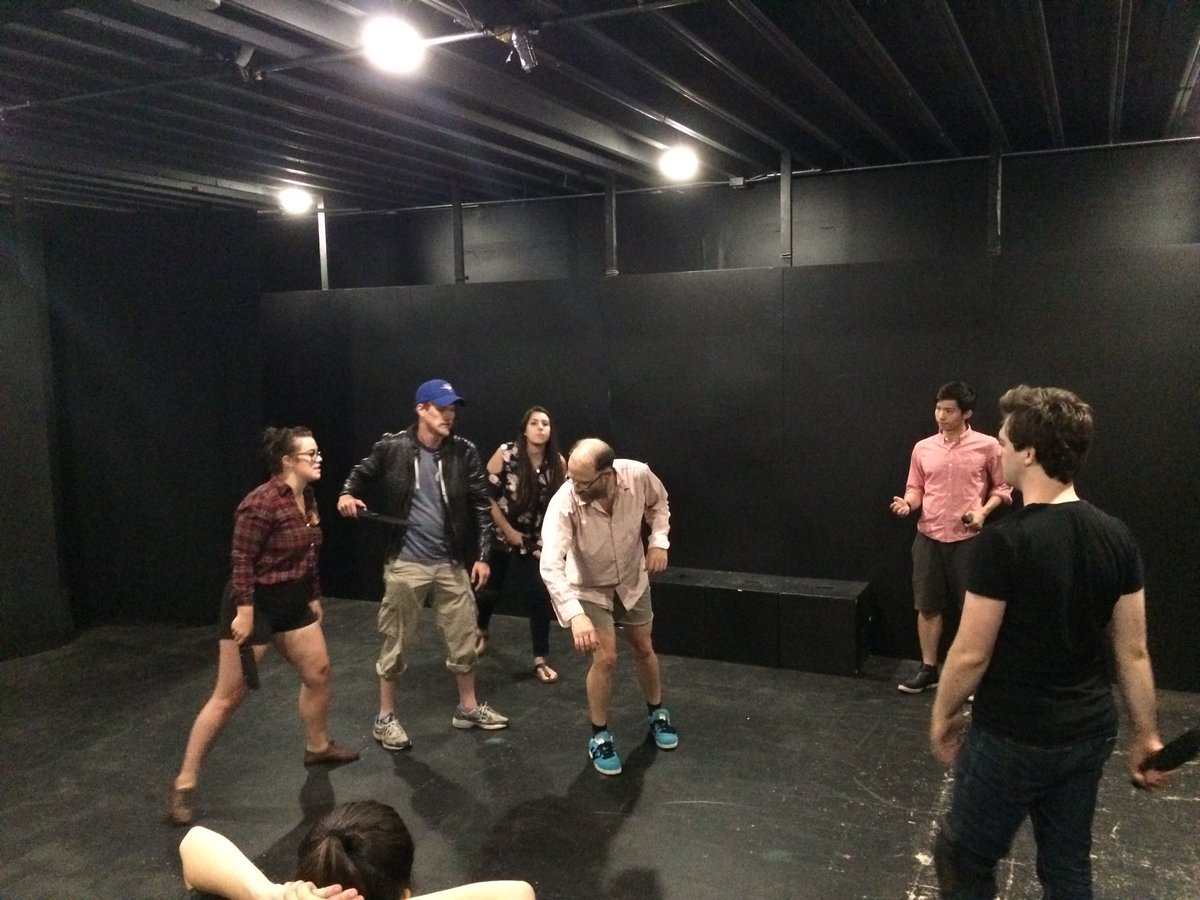 SBTSHalifax's tweet photo. Julius Caesar rehearsal today at Park Place Theatre. #ettubrute #thenfallcaesar https://t.co/jCocE6tFhq
