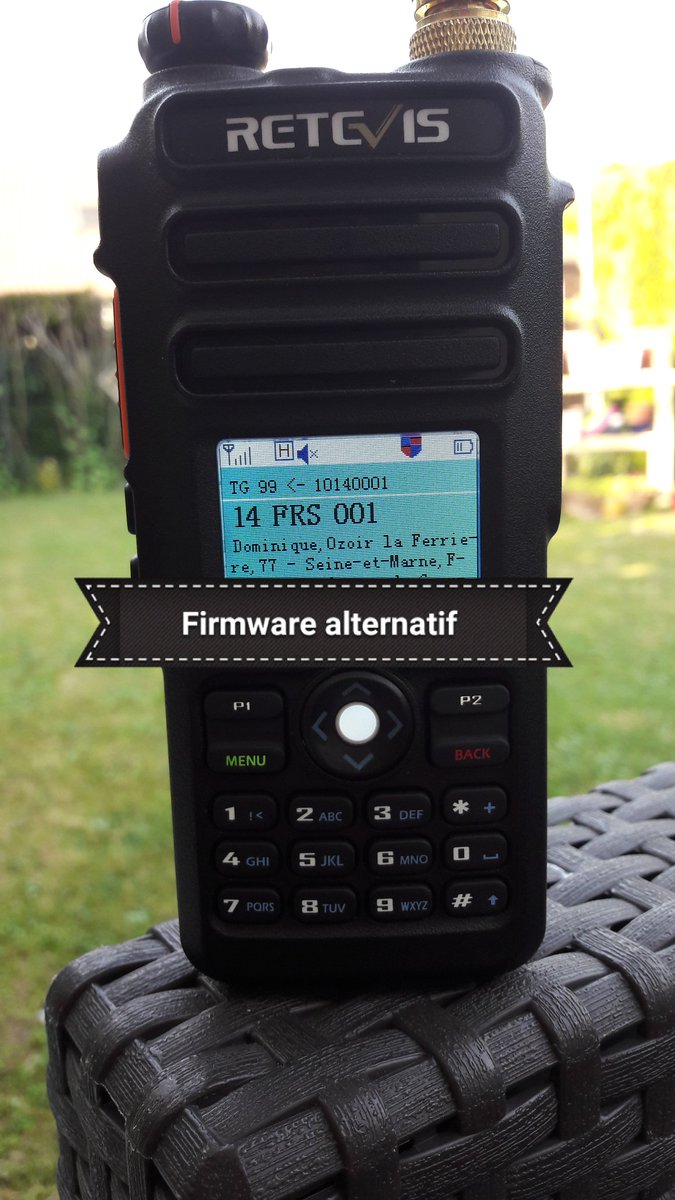 @retevis_com RT82 avec son firmware alternatif P.03.033, on peut y glisser plus de 100000 contacts. Pratique pour les 3000 membres FRS ^^