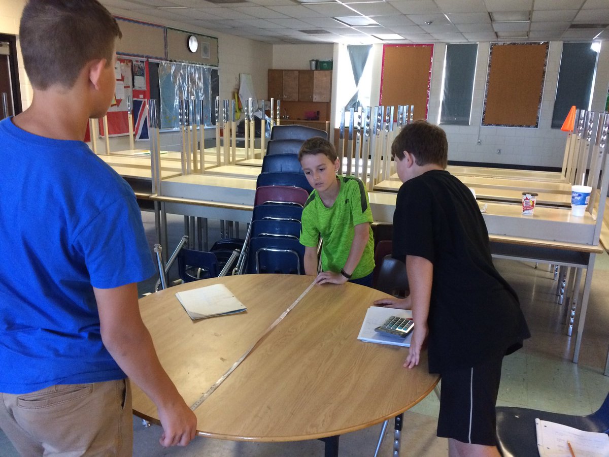 andy_bulat's tweet photo. Moving Forward Summer Learning at Eastwood PS. Students discovering the relationshio b/w circumference, diameter and Pi. https://t.co/BXS58pBI9n