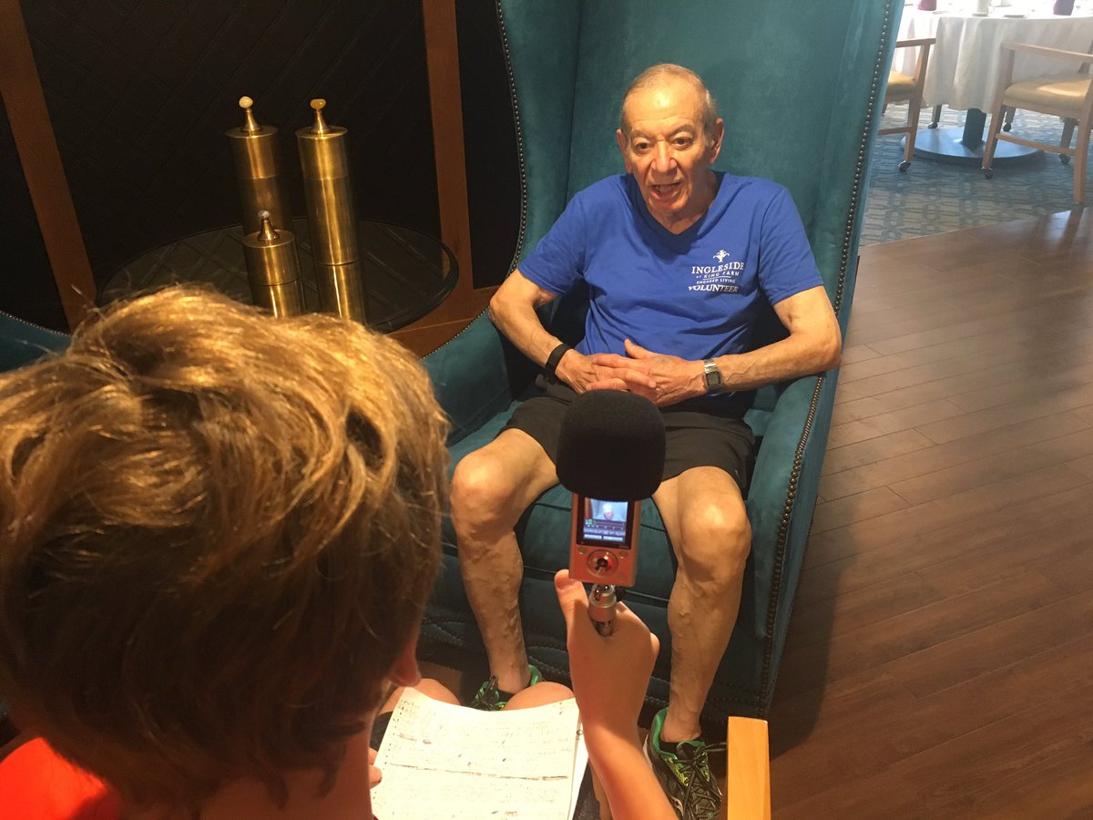 MandiWyndham's tweet photo. Afternoon interviews @InglesideKF w/@mymcmedia #backpackjournalists #youthmedia #teenmedia #interviews https://t.co/SNqv26jpnL