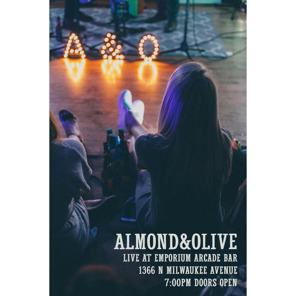 almondandolive's tweet photo. We will play at @EmporiumChicago in ONE week on 7/25! Get there at 7pm. Stick around for @FutureLaureates / @TheHollows! #folkduo #emporium https://t.co/hSQnFD84CI